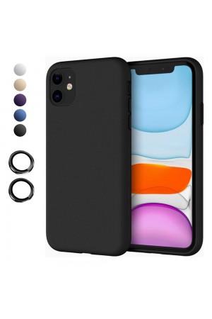 iPhone 11 Kılıf Kamera Lensli Lansman Silikon Kapak