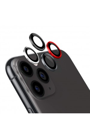 iPhone 11 Pro Kamera Lens Koruyucu Cam Metal Kenarlı 3lü Set…