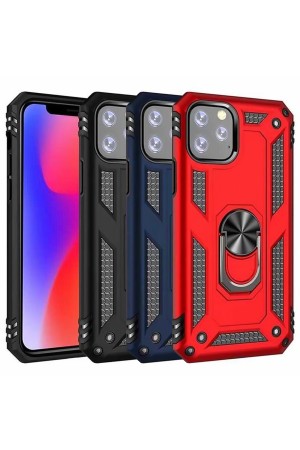 iPhone 11 Pro Kılıf Panzer Ring Tam Koruma Arka Kapak…