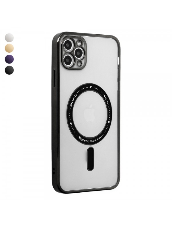 iPhone 11 Pro Max Kılıf Magsafe Özellikli Gold Seri Lazer Silikon Kapak…