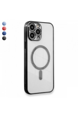 iPhone 11 Pro Max Kılıf Magsafe Özellikli Lazer Silikon Kapak