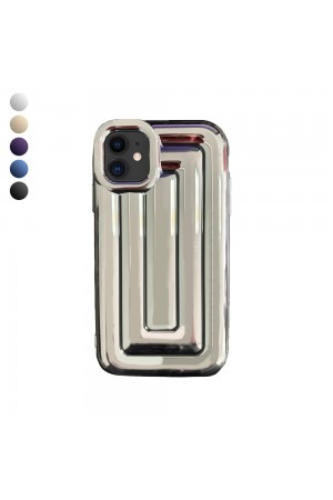 iPhone 11 Rudra Seri Labirent Desen 3D Metalik Silikon Kapak