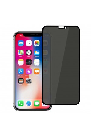 iPhone 12 / 12 Pro Hayalet Privacy Gizli Cam Ekran Koruyucu Siyah…
