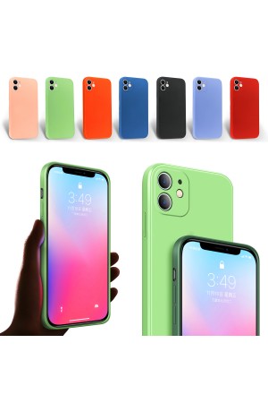 iPhone 12 Kılıf Kamera Korumalı Lansman Silikon Kapak…