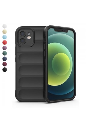 iPhone 12 Kılıf Optimum Lens Çerçeveli Silikon Kapak