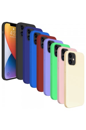 iPhone 12 Mini Kılıf FitCase PremiumS Silikon Arka Kapak