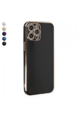 iPhone 12 Pro Kılıf Luxury Seri Kamera Korumalı Silikon Kapak