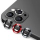 iPhone 12 Pro Max Kamera Lens Koruyucu Cam Metal Kenarlı 3lü Set