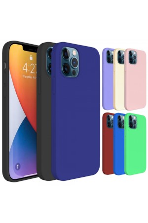 iPhone 12 Pro Max Kılıf FitCase PremiumS Silikon Arka Kapak