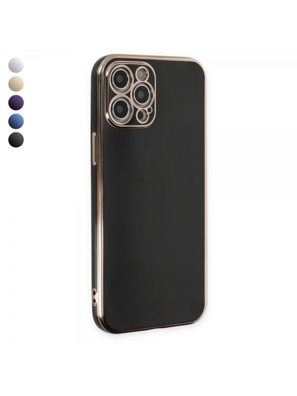 iPhone 12 Pro Max Kılıf Luxury Seri Kamera Korumalı Silikon Kapak…
