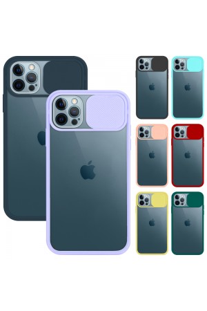 iPhone 12 Pro Max Kılıf Palm Kamera Koruma Kapaklı Silikon