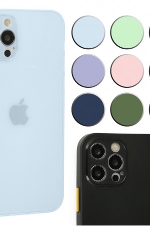 iPhone 13 Pro Kılıf Kamera Korumalı Mat Ultra İnce Kapak