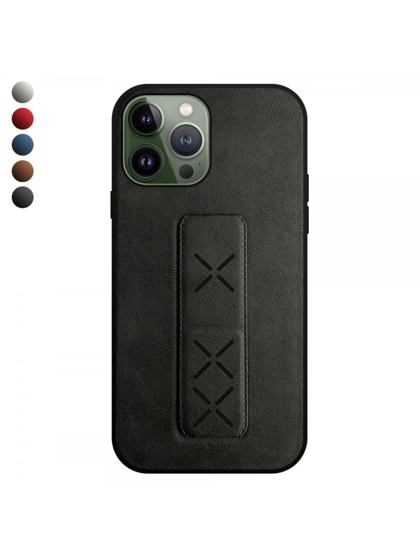 iPhone 13 Pro Max Kılıf Hialus Stant Tutuculu Deri Kapak
