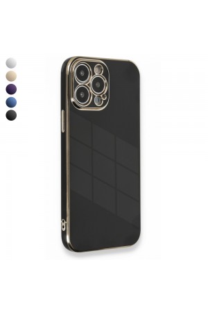 iPhone 13 Pro Max Kılıf Luxury Seri Kamera Korumalı Silikon Kapak