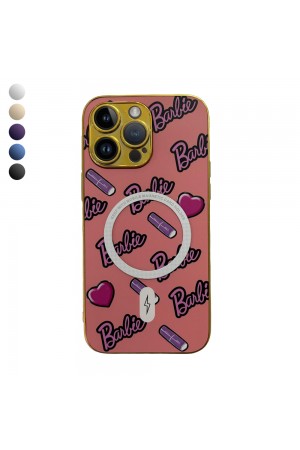 iPhone 14 Pro Max Barbie Seri Magsafe Uyumlu Kamera Korumalı Silikon …