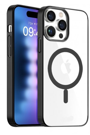 iPhone 14 Pro Max Kılıf Magsafe Özellikli Titanyum Seri Silikon Kapak