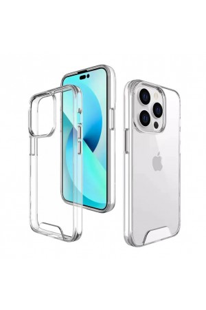 iPhone 14 Pro Max Kılıf Space Seri Lux Silikon Şeffaf Kapak…