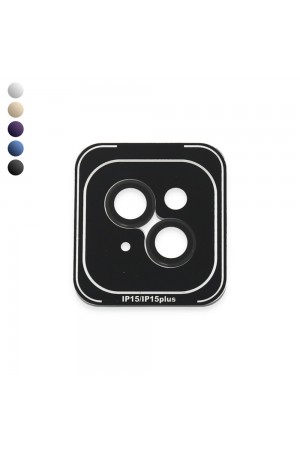 iPhone 15 / iPhone 15 Plus PVD Metal Kamera Lens Koruyucu 2li Set…