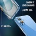 iPhone 15 Pro Max Kılıf Metal Tuşlu Kamera Korumalı Silikon Şeffaf Arka Kapak