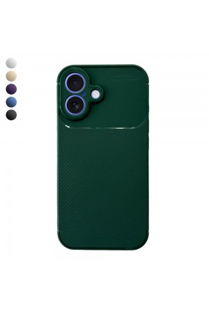 iPhone 16 Plus Kılıf Focus Carbon Silikon Kapak