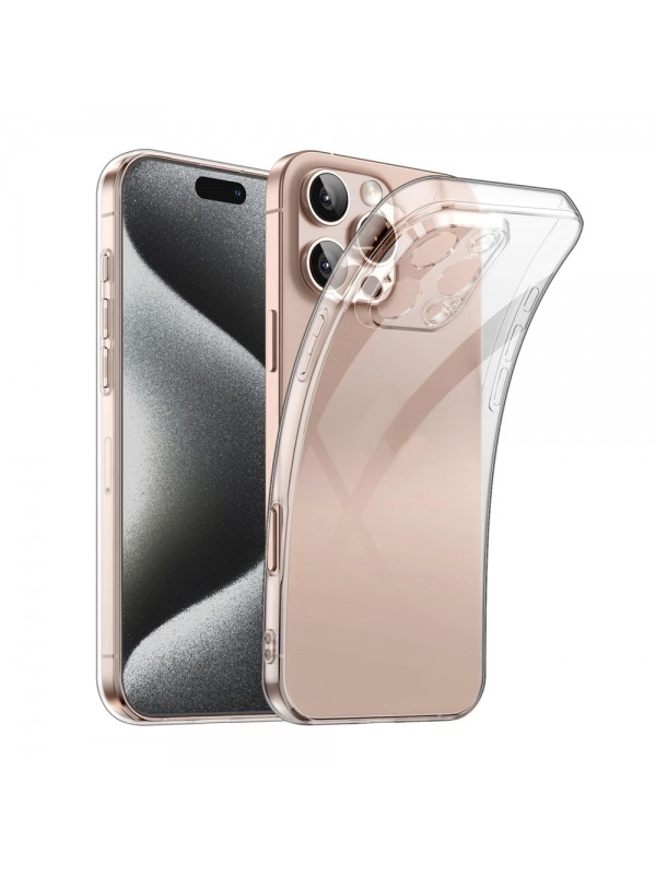 iPhone 16 Pro Max Kılıf Kamera Korumalı Silikon Şeffaf Arka Kapak…
