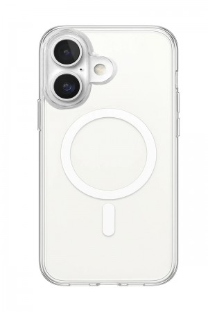 iPhone 17 Kılıf Magsafe Özellikli Şeffaf Silikon Kapak