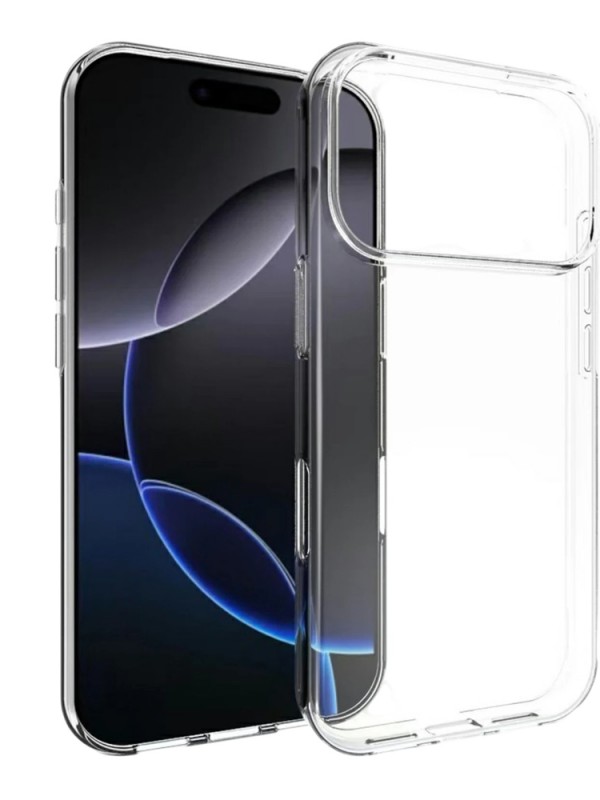 iPhone 17 Pro Kılıf Kamera Korumalı Silikon Şeffaf Arka Kapak…