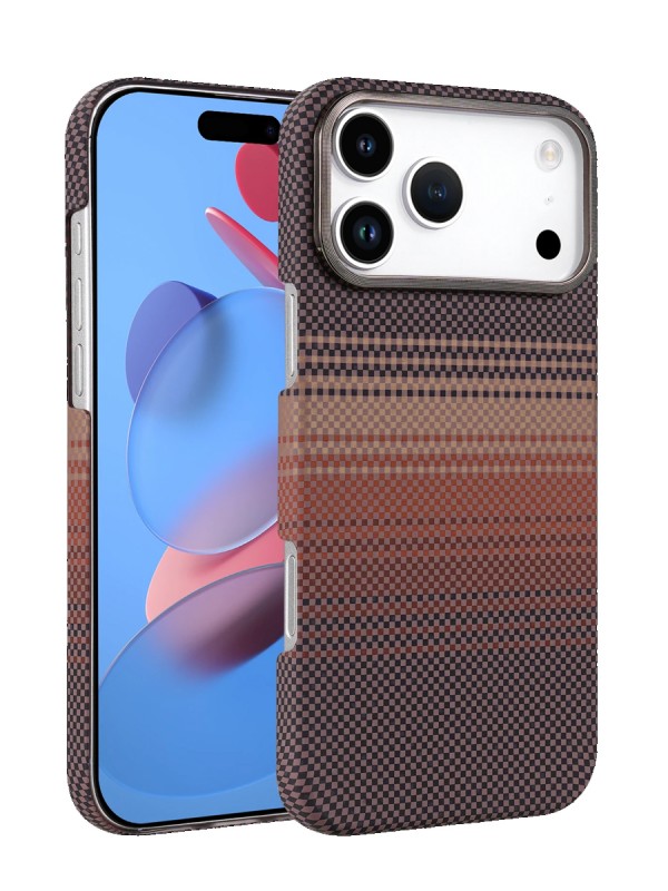 iPhone 17 Pro Kılıf Vega Magsafe Karbon Desen Kapak