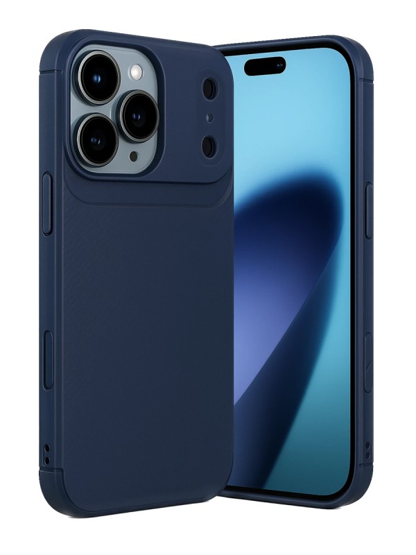iPhone 17 Pro Max Kılıf Focus Carbon Silikon Kapak