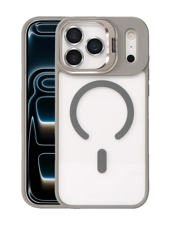 iPhone 17 Pro Max Kılıf Remim Magsafe Lensli Kamera Standlı Kapak