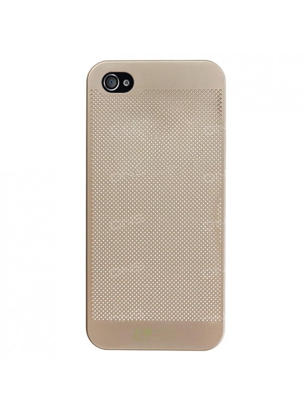 iPhone 4 / 4s Kılıf Loopee Point Sert Arka Kapak Gold…