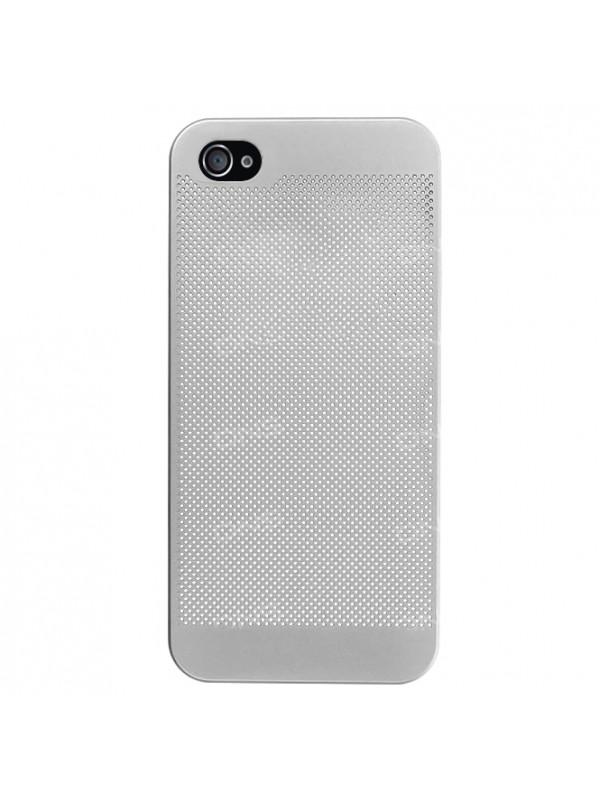 iPhone 4 / 4s Kılıf Loopee Point Sert Arka Kapak Gri…