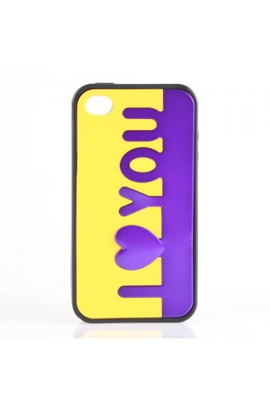 iPhone 4 / 4s Taraftar F Silikon Kılıf Sarı-Lacivert…