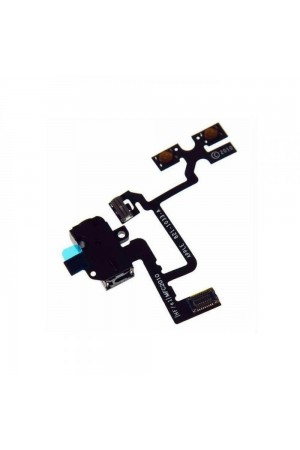 iPhone 4G Yan Ses Tuş Volume Flex Kulaklık Soketi Orj - Siyah…