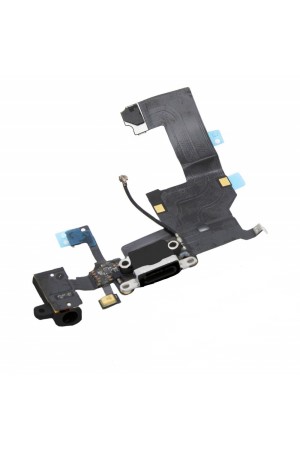iPhone 5 Şarj Soketi Kulaklık Soketi Mikrofon Filmli Orijinal - Siya…