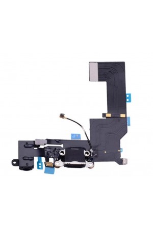 iPhone 5s Şarj Soketi Kulaklık Soketi Mikrofon Filmli Orj - Siyah…
