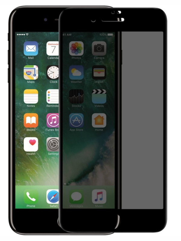 iPhone 6 / 6s Hayalet Privacy Gizli Seramik Mat Ekran Koruyucu Siyah…