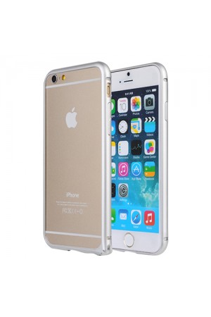 iPhone 6 Plus 5,5 inç Metal Bumper Çerçeve Kılıf Gri…
