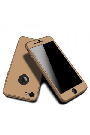 iPhone 7-8 360 Derece Slim Premium Silikon Kılıf Gold…