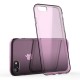 iPhone 7/8 Kılıf Soft Silikon Şeffaf-Pembe Arka Kapak