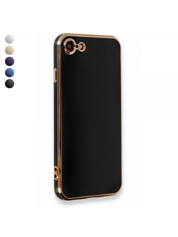 iPhone 7 / 8 / SE 2020 Kılıf Luxury Seri Kamera Korumalı Silikon Kapak…
