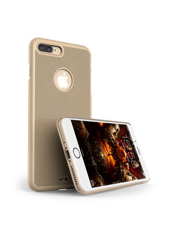 iPhone 7 Plus / 8 Plus Loopee Point Sert Arka Kapak Gold…