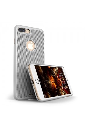 iPhone 7 Plus / 8 Plus Loopee Point Sert Arka Kapak Silver…