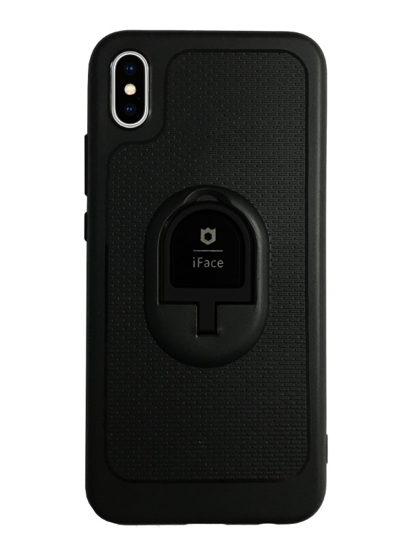 iPhone XS Max iFace Yüzük Tutuculu Arka Kapak Halka-Siyah…