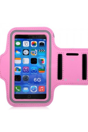 Kol Bantlı Pembe Spor Kılıf Universal 4.8 inçe Kadar Tüm Modeller…