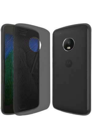 Lenovo Moto G5s PLUS Kılıf Soft Silikon Şeffaf-Siyah Arka Kapak…