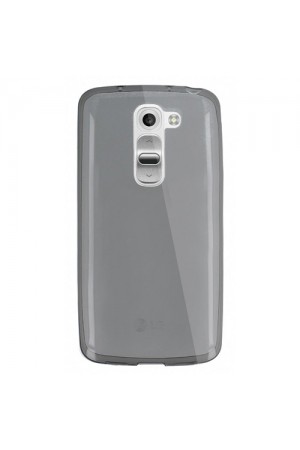 LG G2 Kılıf Soft Silikon Şeffaf-Siyah Arka Kapak…