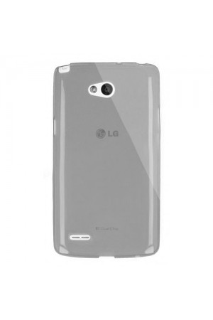 LG L80 (D380) Kılıf Soft Silikon Şeffaf-Siyah Arka Kapak…