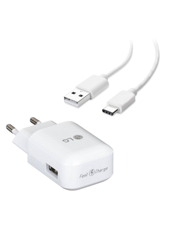 LG Şarj Aleti ve Type-C Kablo Set Orjinal 1.8 A MCS-H05ED Beyaz…