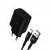 LinkTech C306 22.5W QC3.0 USB Çıkışlı Type-C Kablolu Şarj Aleti